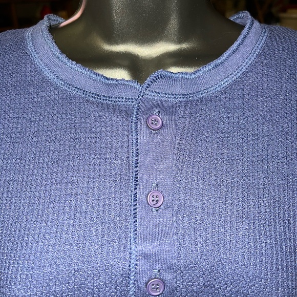 Joe Boxer Waffle Knit Henley - Picture 2 of 6